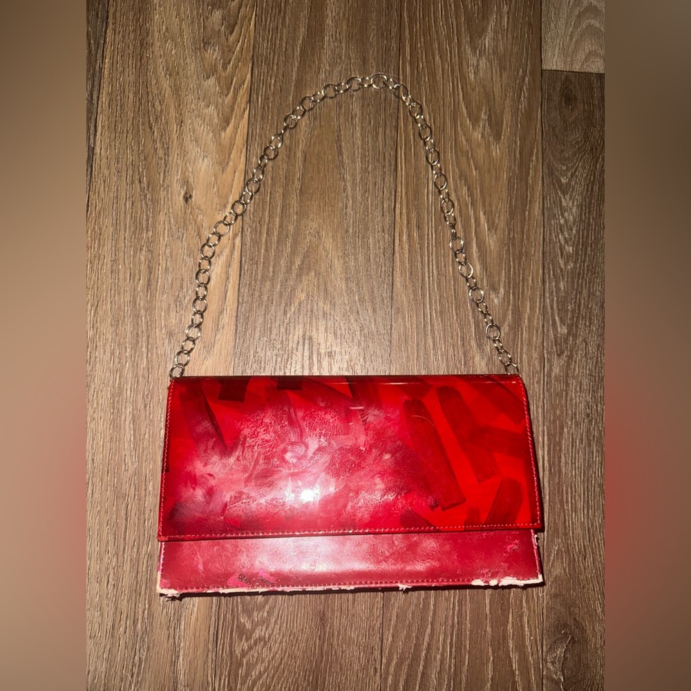 Bellini Red Abstract Purse